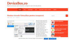 Desktop Screenshot of devicebox.ro